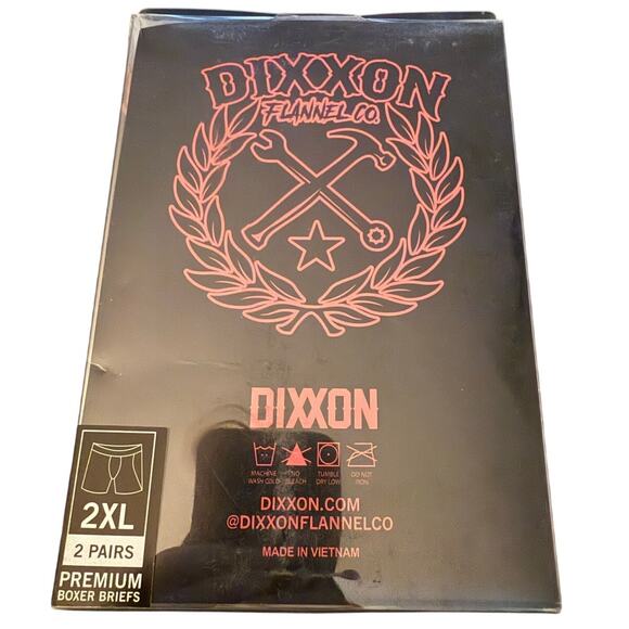 Dixxon Premium Boxer Briefs, Two-Pack, Size 2XL, Tropical Print, NWT - Picture 3 of 3